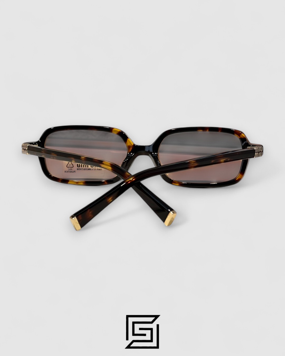 Miu Miu SMU11Z Red Lenses and Tiger Brown Frame - Image 3
