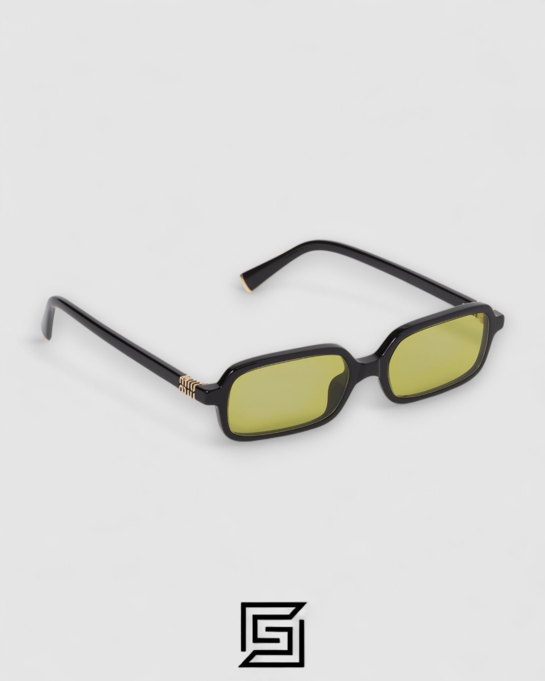Miu Miu SMU11Z Green Lenses and Black Frame - Image 2