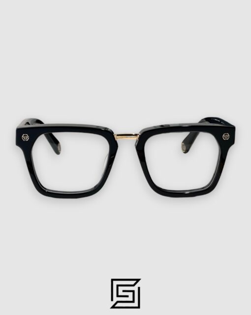 Alternative view of PHILIP PELEN Logo College VPP0700 Black Gold Frame Gold Logo