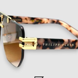 ⁦PHILIP PELEN Star Light VPP087M Brown Lenses Gold Frame⁩ - الصورة ⁦4⁩