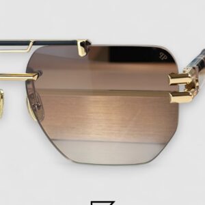 ⁦PHILIP PELEN Star Light VPP087M Brown Lenses Gold Frame⁩ - الصورة ⁦9⁩