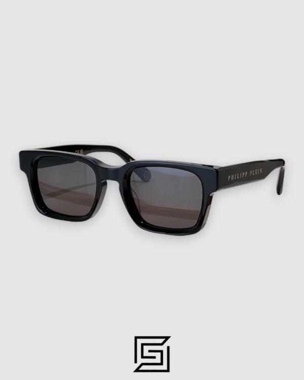 PHILIP PELEN Dark Shapes VPP145M Black Lenses Black Frame Gold Logo