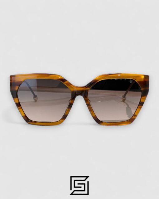 Alternative view of PHILIP PELEN Blink Blaze VPP068S Brown Lenses Tiger Brown Gold Frame