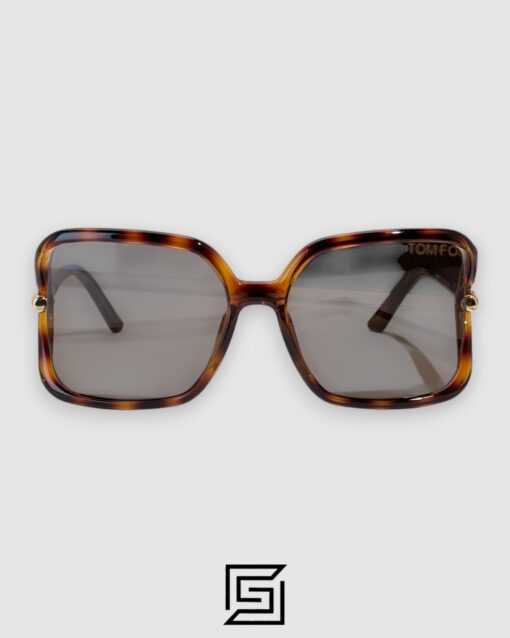 Alternative view of Tom Ford FT1089 Brown Lenses and Tiger Brown Frame