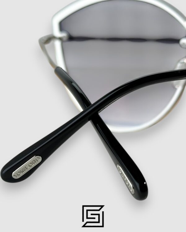 Tom Ford FT1106 Silver Mirror Lenses and Silver Frame
