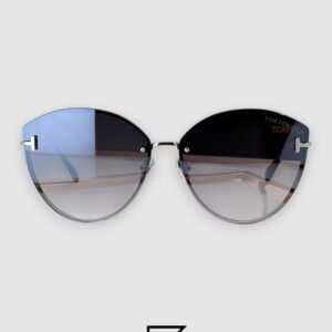 Tom Ford FT1106 Silver Mirror Lenses and Silver Frame - Image 2