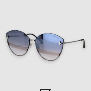 Tom Ford FT1106 Silver Mirror Lenses and Silver Frame - Image 1