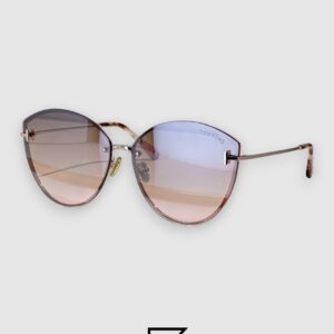 Tom Ford FT1106 Brown Mirror Lenses and Gold Frame - Image 1