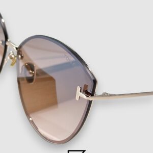 Tom Ford FT1106 Brown Mirror Lenses and Gold Frame - Image 7