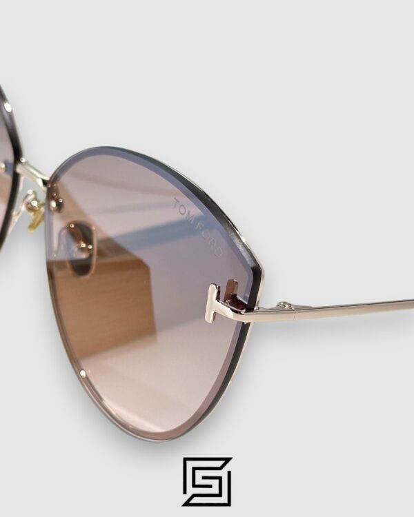 Tom Ford FT1106 Brown Mirror Lenses and Gold Frame