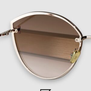 Tom Ford FT1106 Brown Mirror Lenses and Gold Frame - Image 6