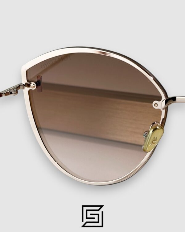 Tom Ford FT1106 Brown Mirror Lenses and Gold Frame