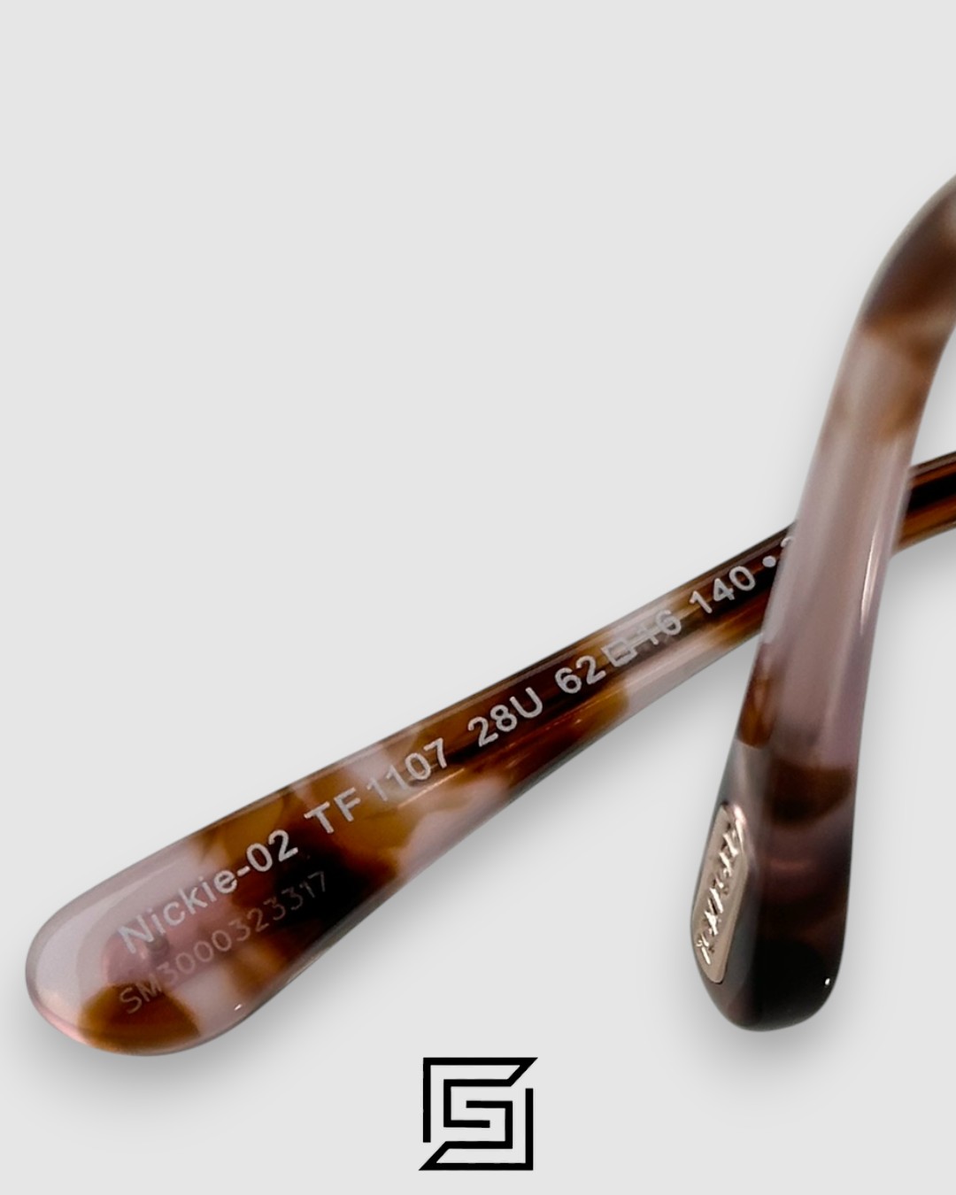 Tom Ford FT1107 Brown Mirror Lenses and Gold Frame - Image 9