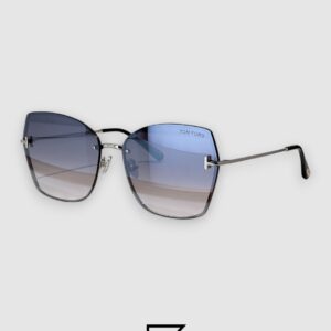 ⁦Tom Ford FT1107 Silver Mirror Lenses and Silver Frame⁩ - الصورة ⁦1⁩