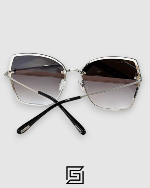 Tom Ford FT1107 Silver Mirror Lenses and Silver Frame