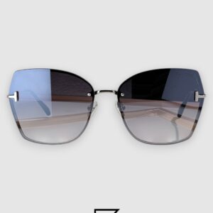 ⁦Tom Ford FT1107 Silver Mirror Lenses and Silver Frame⁩ - الصورة ⁦2⁩
