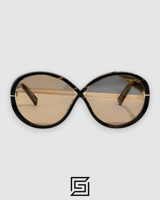 Alternative view of Tom Ford FT1116 Light Brown Lenses and Tiger Brown Frame