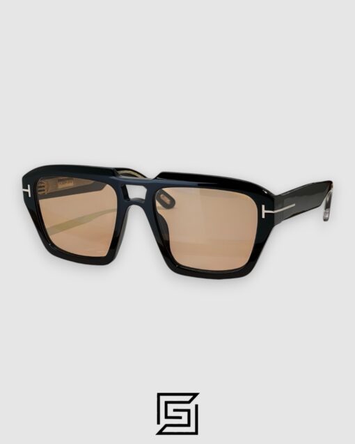 Tom Ford TF1202 Light Brown Lenses and Black Frame