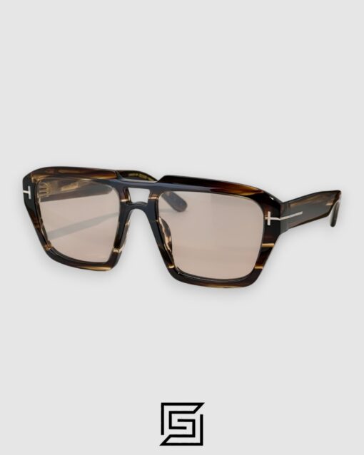 Tom Ford TF1202 Light Brown Lenses and Tiger Brown Frame