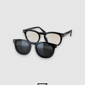 Tom Ford Clip On TF5993 Black Lenses and Black Frame - Image 1
