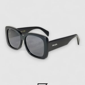 Prada SPR A08F Black Lenses Black Frame - Image 1