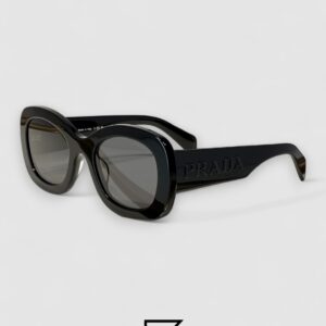 Prada PRA 13S Black Lenses Black Frame - Image 3