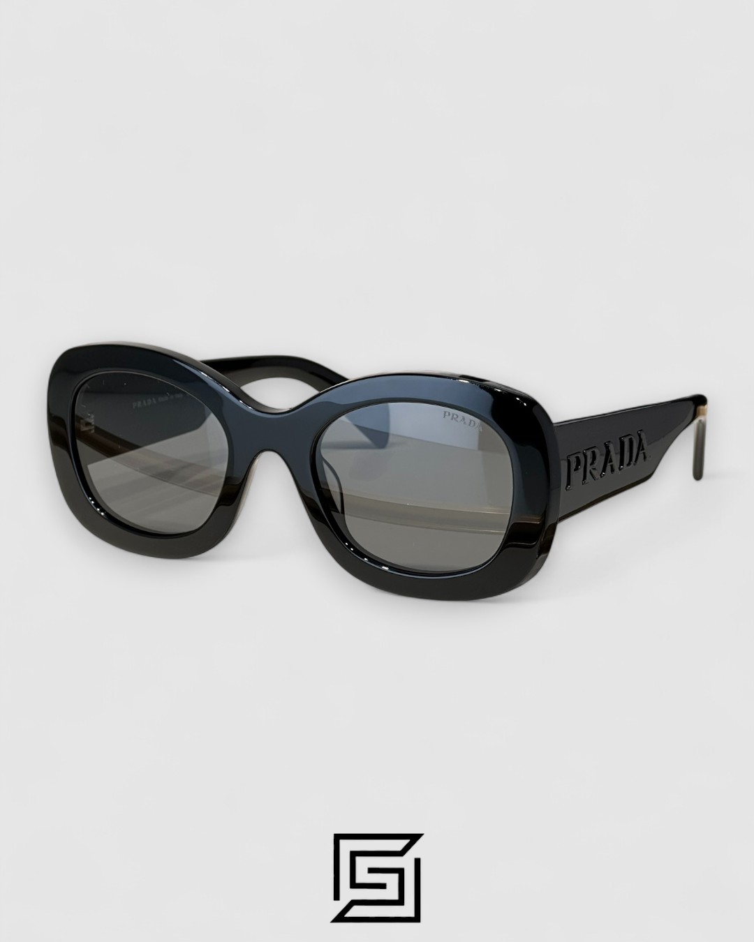 Prada PRA 13S Black Lenses Black Frame - Image 1