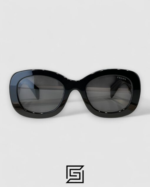 Alternative view of Prada PRA 13S Black Lenses Black Frame