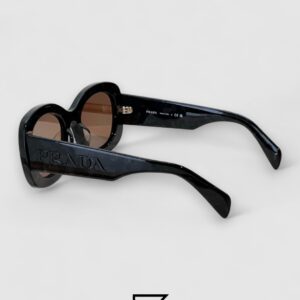 Prada PRA 13S Brown Lenses Marble Grey Frame - Image 3