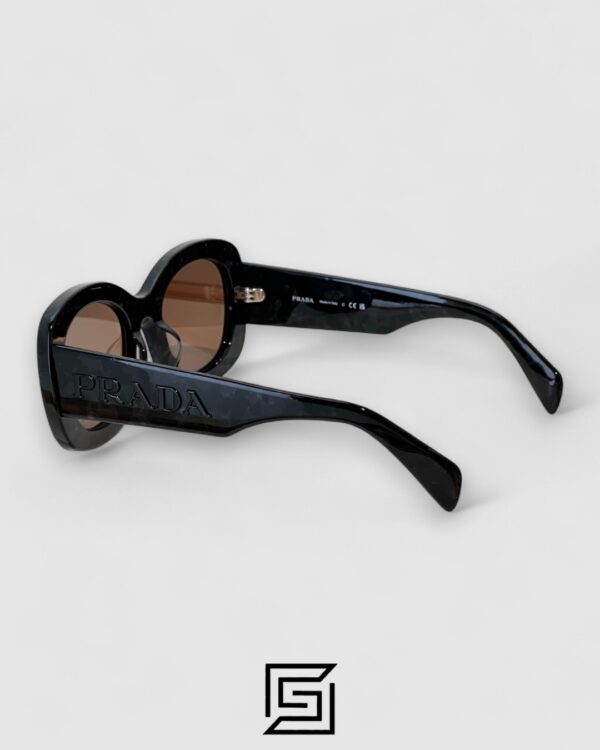 Prada PRA 13S Brown Lenses Marble Grey Frame