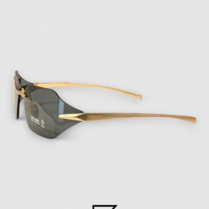 Prada SPR A55 Olive Lenses Gold Frame - Image 2