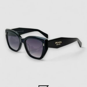 Prada SPR 32S Grey Lenses Black Frame - Image 1