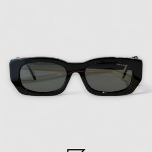 Prada PRB05 Black Lenses Black Frame White Arm - Image 2