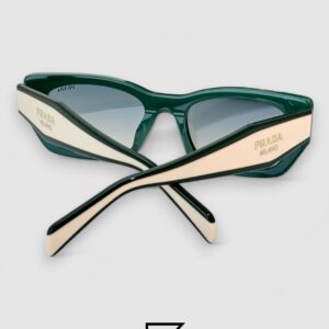 Prada PRB05 Grey Lenses Green Frame - Image 4