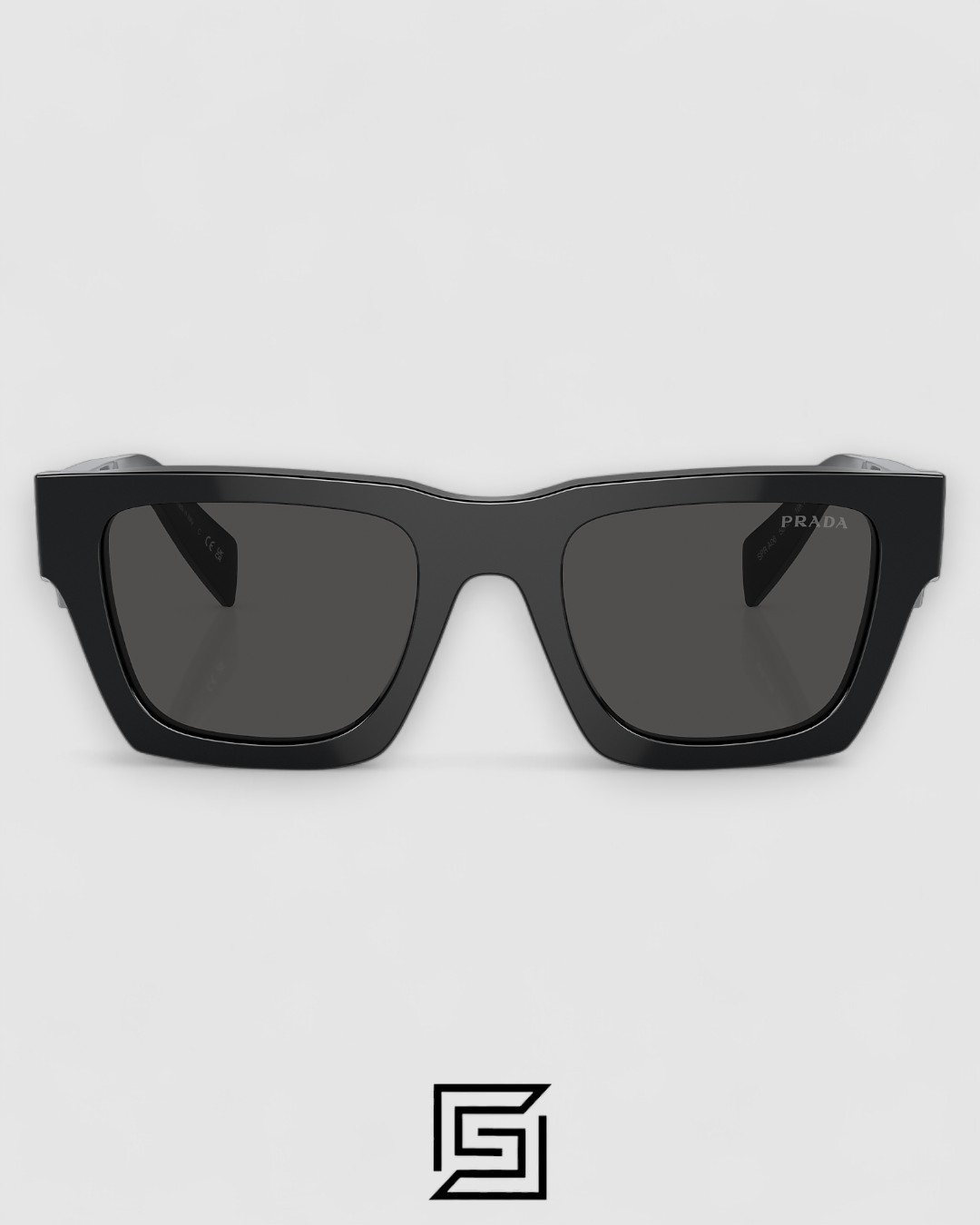 Prada SPR A06S Black Lenses Black Frame - Image 2