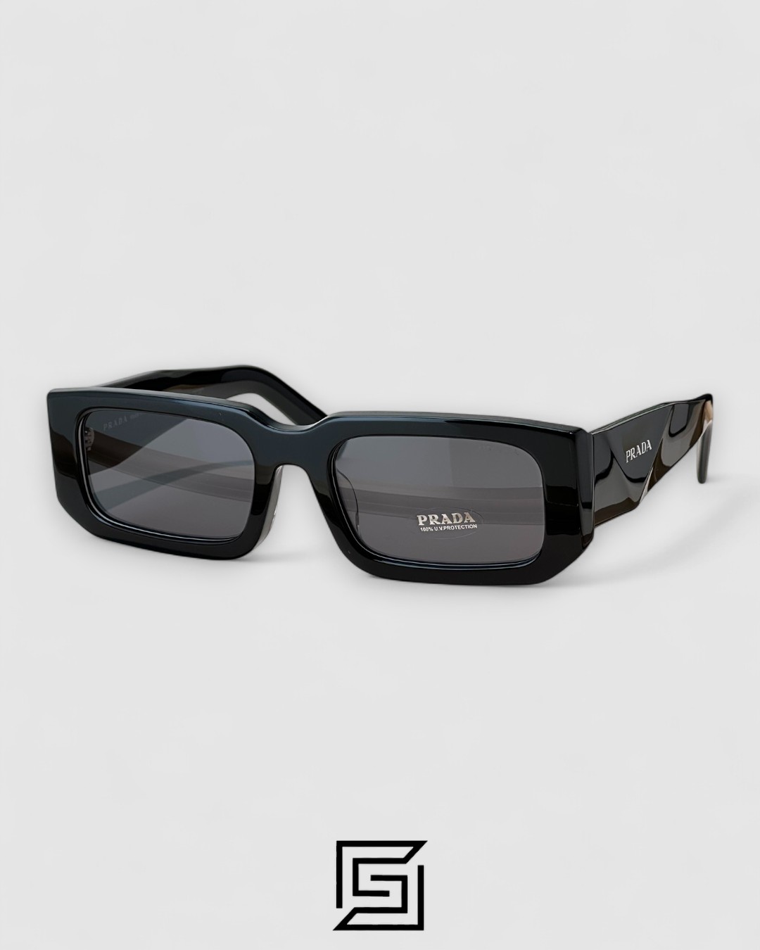 Prada SPR 06Y Black Lenses Black Frame - Image 1
