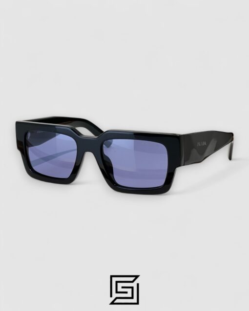 Prada SPR B17 Dark Blue Lenses Black Frame
