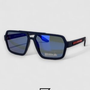 ⁦Prada SPS 01X Blue Mirror Lenses Blue Frame⁩ - الصورة ⁦1⁩