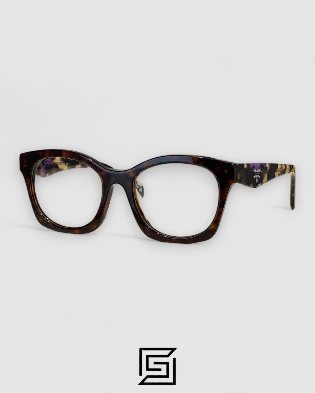 Prada VPR A05 Brown Tiger Frame Brown Tiger Arm - Image 1