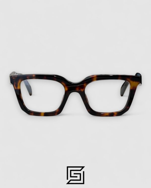 Prada VPR C08 Tiger Brown Acetate Full-Rim Luxury Optical Frame
