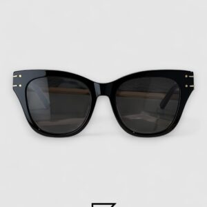 ⁦Dior Signature B4U Black Leanses Black Frame Gold Logo⁩ - الصورة ⁦2⁩