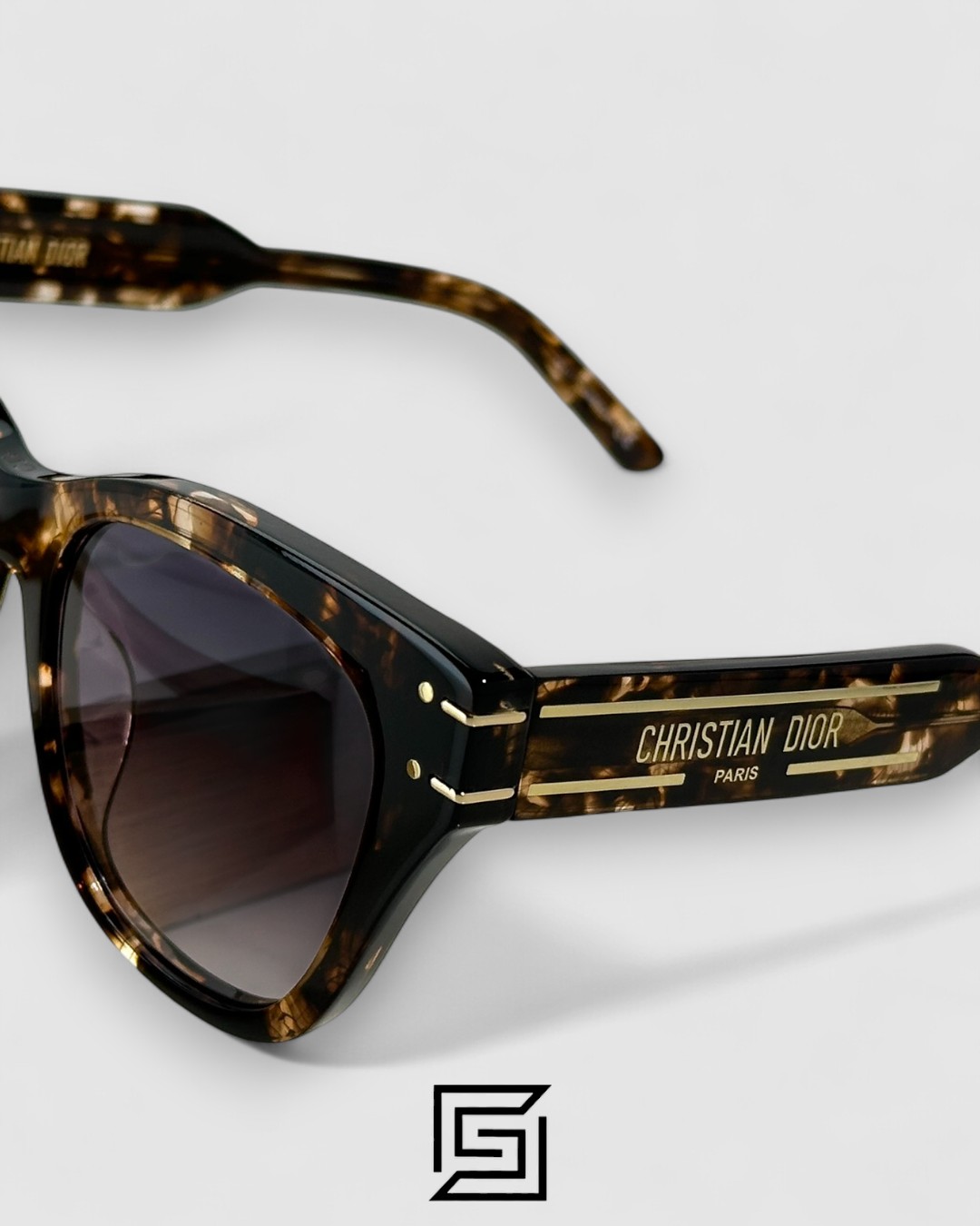 ⁦Dior Signature B4U Grey Leanses Tiger Brown Frame⁩ - الصورة ⁦6⁩