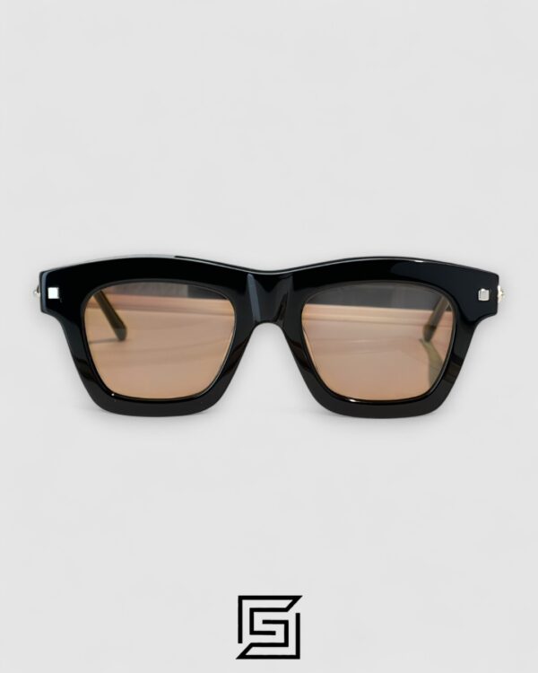 KUBRUAM Maske j2 Brown Leanses Black Frame