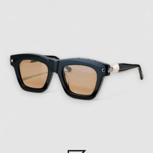 ⁦KUBRUAM Maske j2 Brown Leanses Black Frame⁩ - الصورة ⁦1⁩