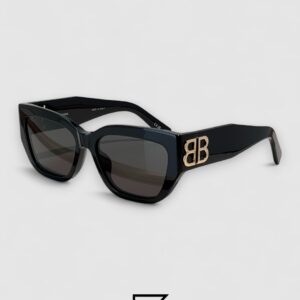 Balenciaga BB0361SK Black Lenses Black Frame - Image 1