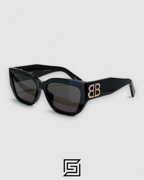 Balenciaga BB0361SK Black Lenses Black Frame