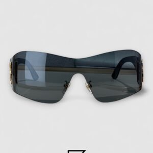 Balenciaga BB0359S Black Lenses Gold Logo - Image 2