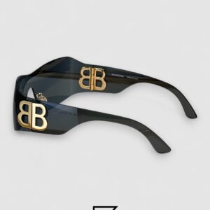 Balenciaga BB0359S Black Lenses Gold Logo - Image 3