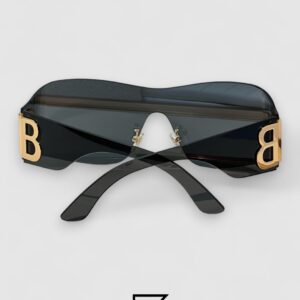Balenciaga BB0359S Black Lenses Gold Logo - Image 4