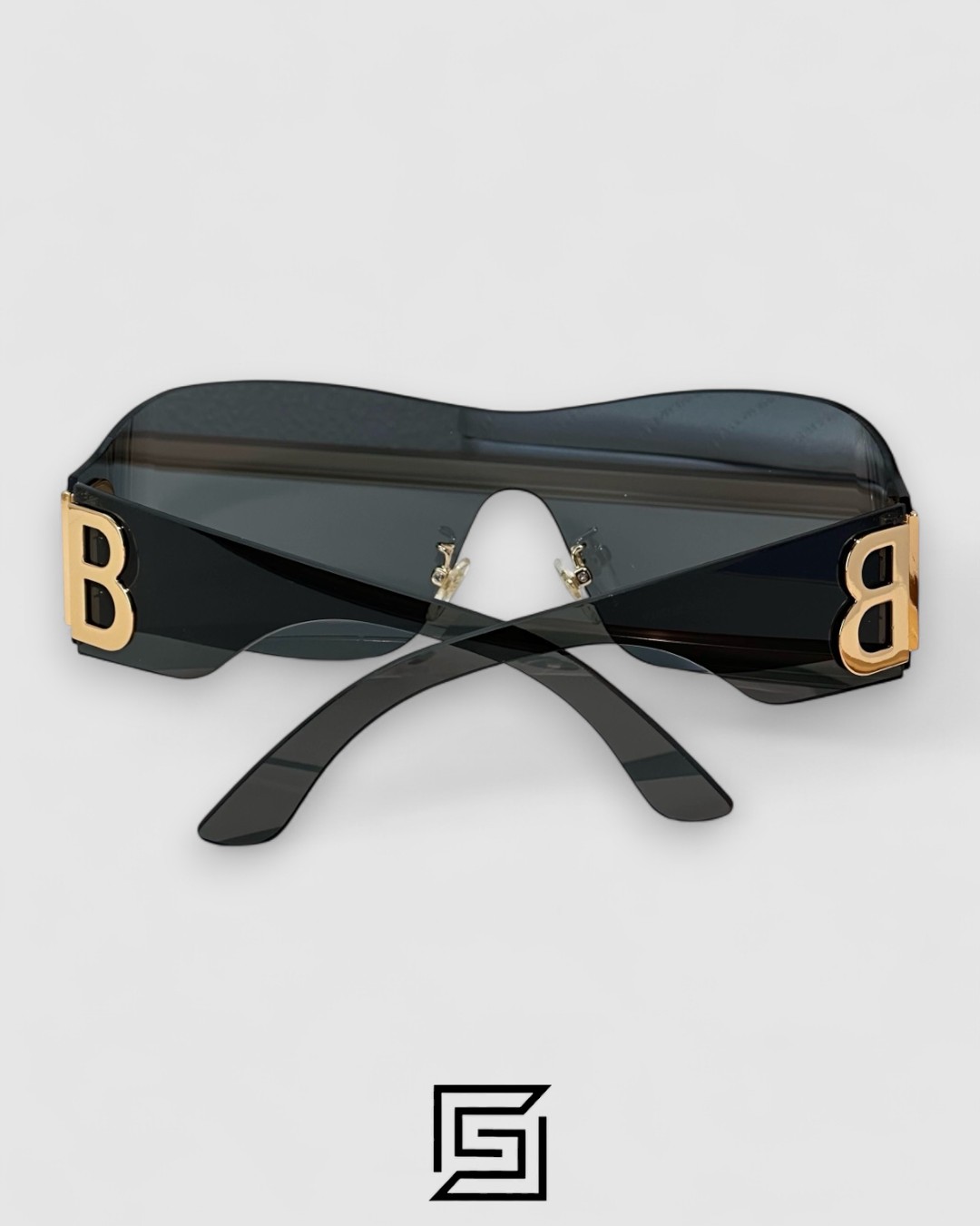 Balenciaga BB0359S Black Lenses Gold Logo - Image 4